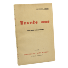 Trente ans - couverture