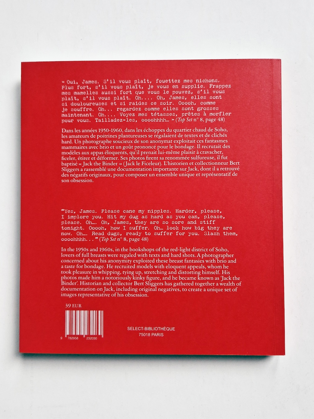 Jack the Binder - Bert Sliggers - back cover