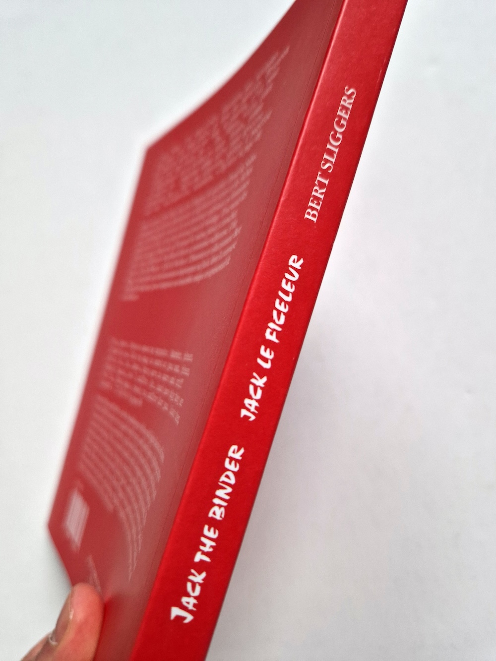 Jack the Binder - Bert Sliggers - spine